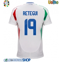 Maglie da calcio Italia Mateo Retegui #19 Seconda Maglia Europei 2024 Manica Corta